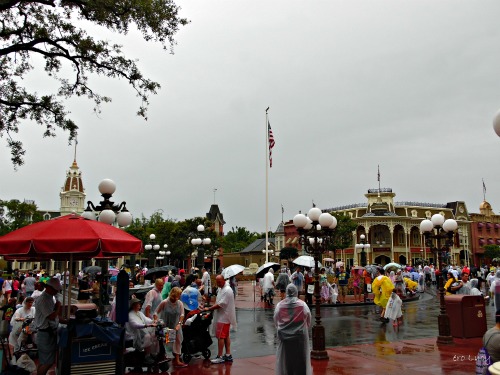 Rain at Disneyworld
