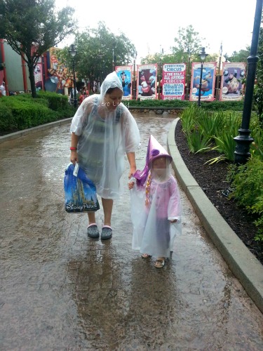 rain ponchos