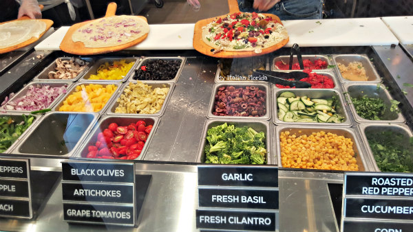 Pieology Ingredients