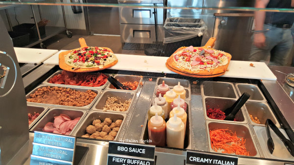 Pieology Meat ingredients