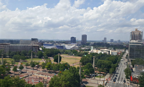 Atlanta in un weekend - on the Ferries Wheel