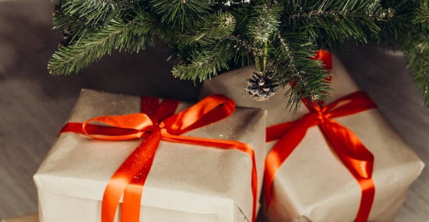 photo of gifts under christmas tree